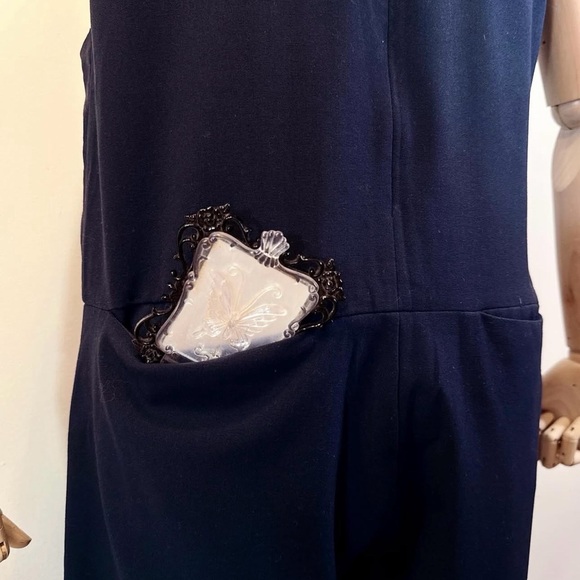 Oak + Fort Navy Jumpsuit - Picture 5 of 7